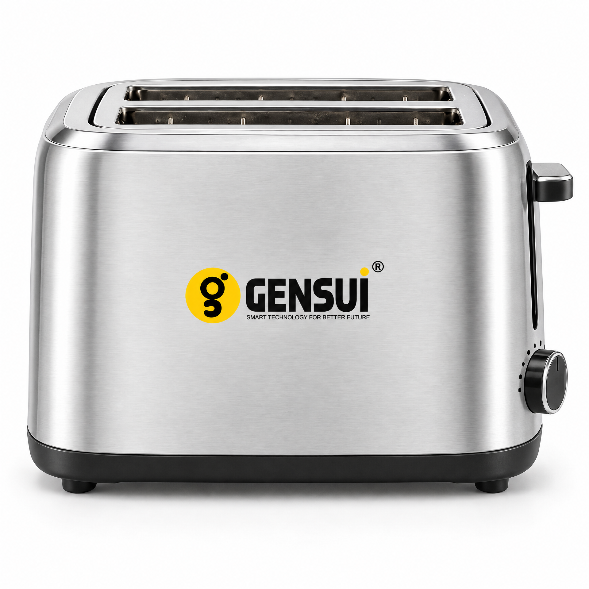 GENSUI CrispToast 2-Slice Pop-Up Toaster with 7 Browning Settings
