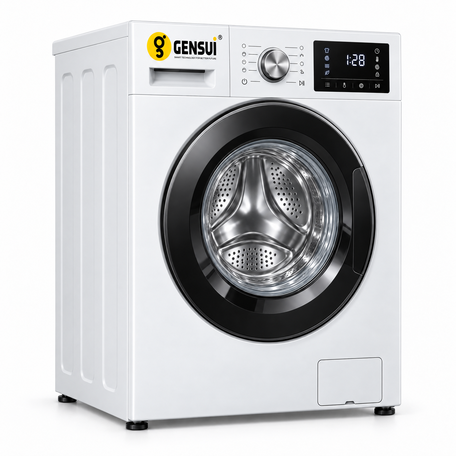 GENSUI DirectDrive 8.0 Kg 5-Star AI Front Load Washing Machine