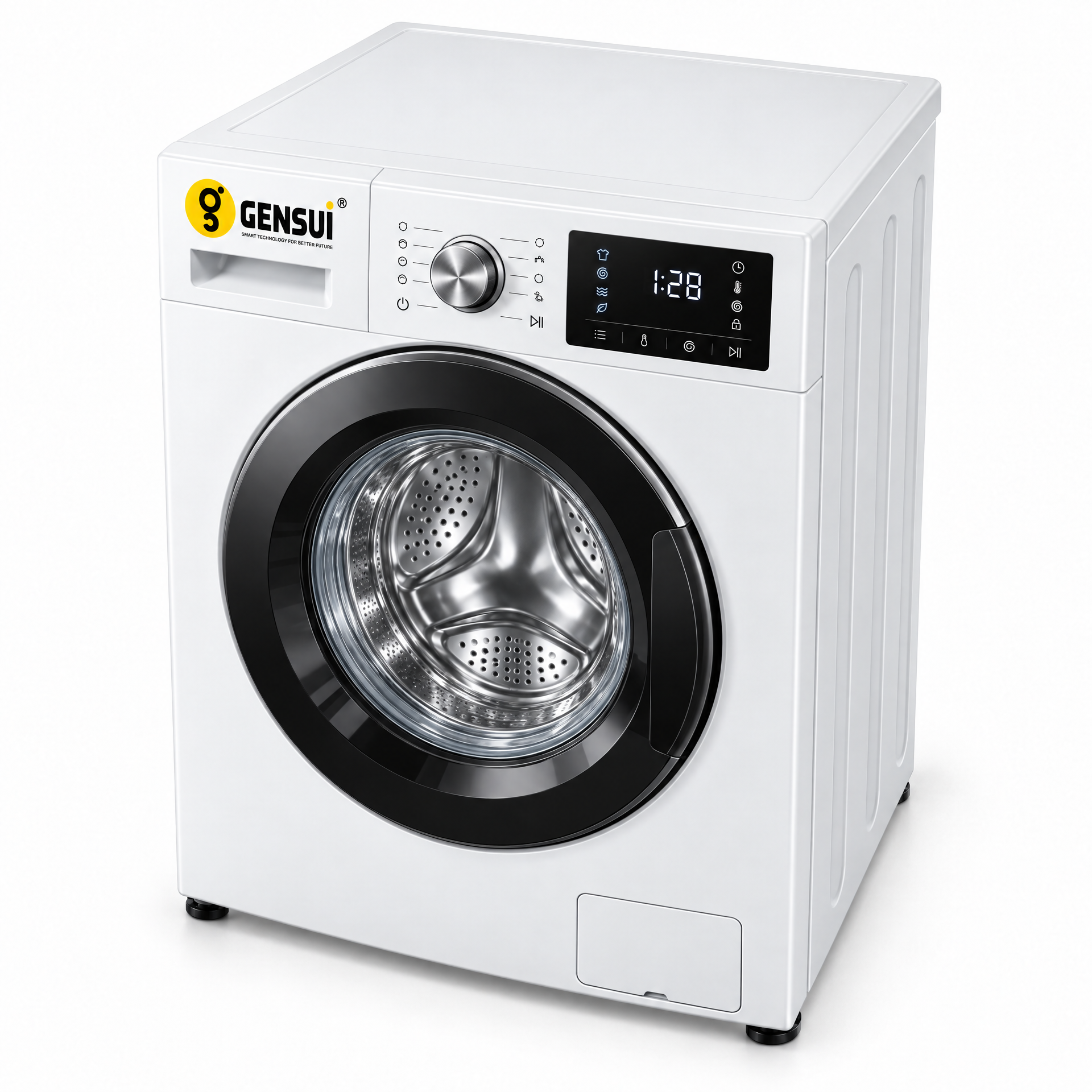 GENSUI DirectDrive 8.0 Kg 5-Star AI Front Load Washing Machine